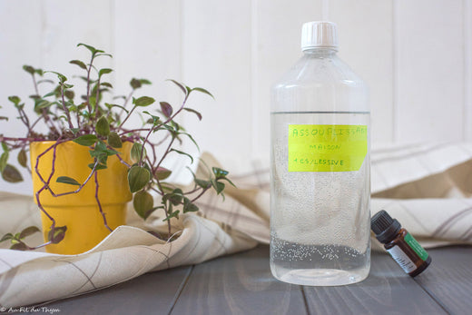 Adoucissant maison naturel au vinaigre