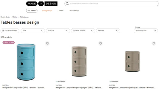 Pourquoi choisir une table basse design Made in Design ?