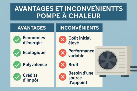 avantages et inconvénients pompe à chaleur