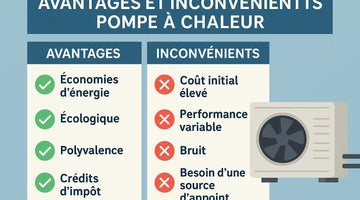 avantages et inconvénients pompe à chaleur