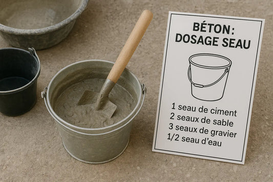 beton dosage seau