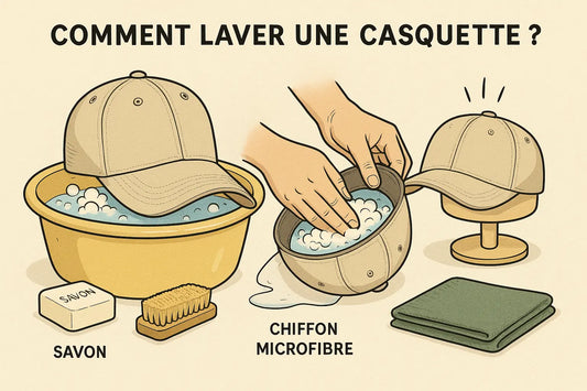 comment laver une casquette