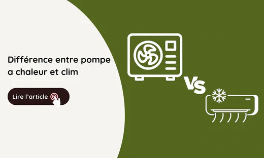 différence entre pompe a chaleur et clim